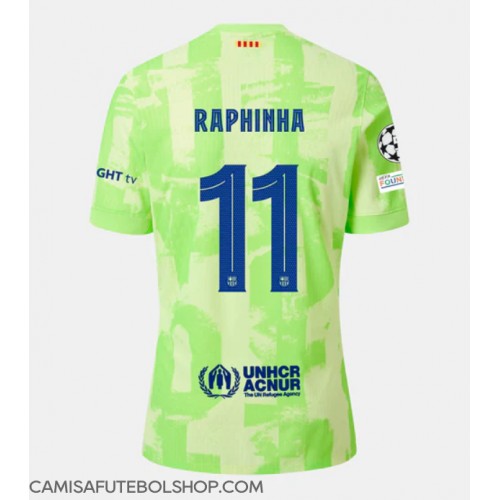 Camisa de time de futebol Barcelona Raphinha Belloli #11 Replicas 3º Equipamento 2024-25 Manga Curta